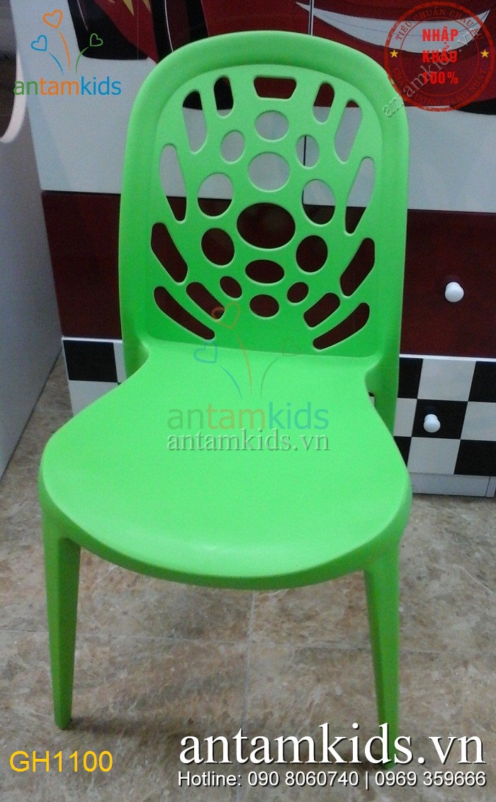 Ghế học trẻ em cho bé trai bé gái xanh hồng trắng antamkids