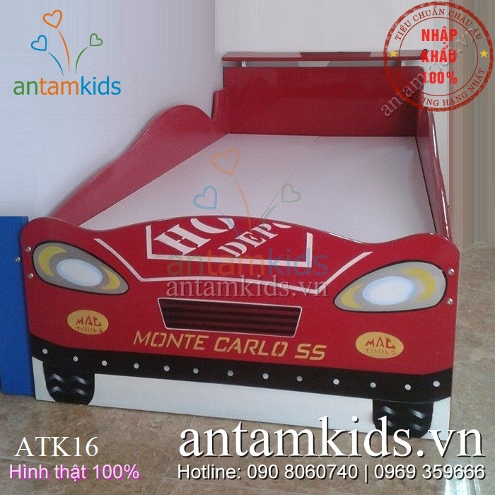 Giường ô tô cho bé trai mê xe hơi antamkids.vn