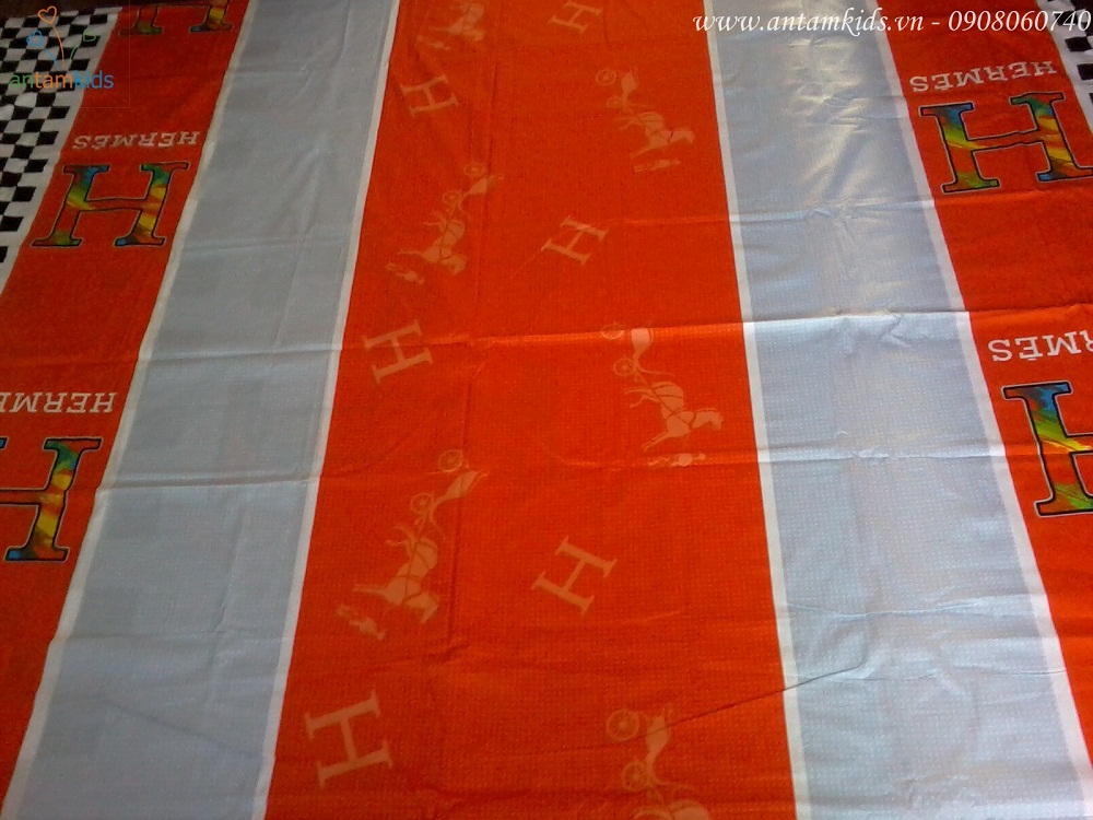 Chăn ga gối mền drap thương hiệu hàng hiệu Hermes Paris sang trọng quyến rũ & cá tính sành điệu - AnTamKids.vn