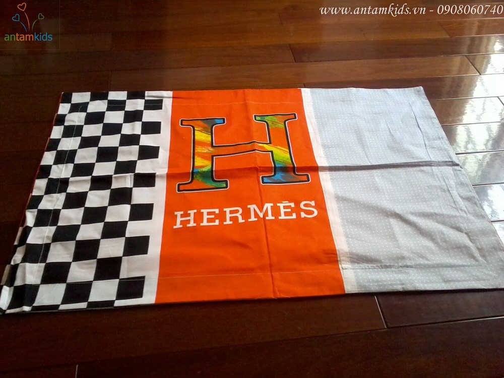 Chăn ga gối mền drap thương hiệu hàng hiệu Hermes Paris sang trọng quyến rũ & cá tính sành điệu - AnTamKids.vn