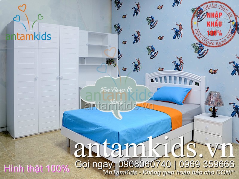 Phòng ngủ cho bé trai  antamkids