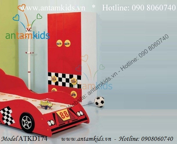 Bộ phòng ngủ hình xe ô tô ATKD112B