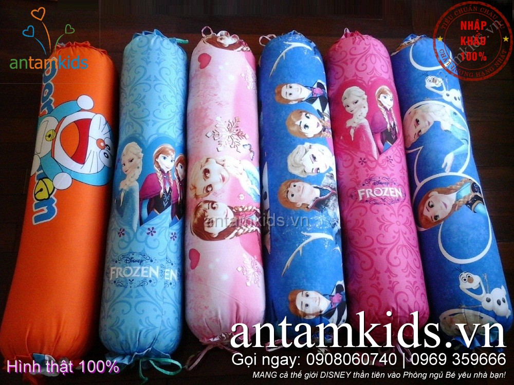 Gối ôm trẻ em đẹp cho Bé Trai Bé Gái, antamkids.vn