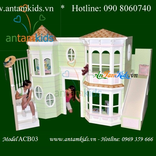 Giường ngủ lâu đài cho bé yêu antamkids.vn