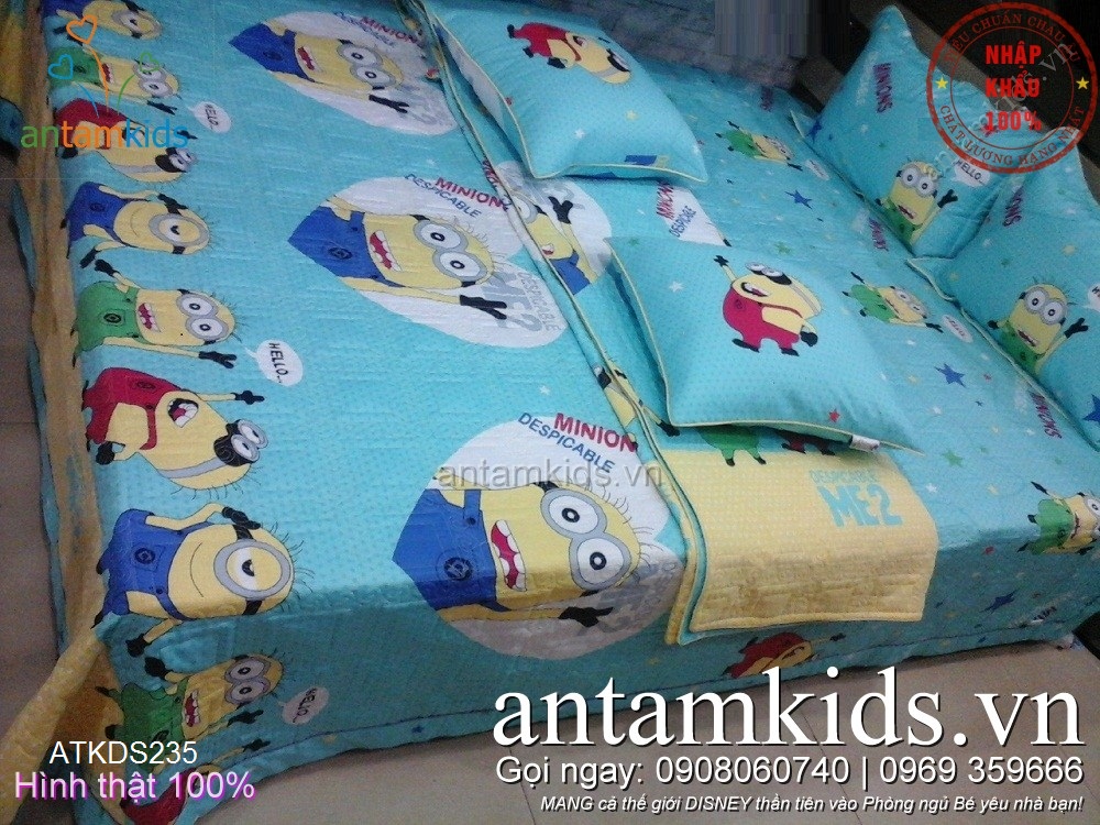 Chăn ga gối minion cho bé trai bé gái, chăn ga gối hình minion ngộ nghĩnh, chăn ga gối đệm minion đẹp, ga giường minion dễ thương, chăn ga gối đệm hoạt hình minion, drap trải giường minion, gối ôm minion, chăn ga minion, chăn gối drap mền minion cao cấp nhập khẩu tuyệt đẹp