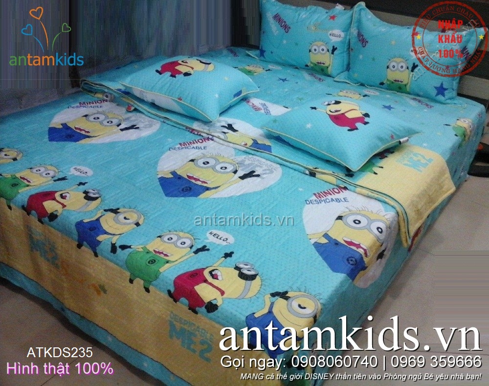 Chăn ga gối minion cho bé trai bé gái, chăn ga gối hình minion ngộ nghĩnh, chăn ga gối đệm minion đẹp, ga giường minion dễ thương, chăn ga gối đệm hoạt hình minion, drap trải giường minion, gối ôm minion, chăn ga minion, chăn gối drap mền minion cao cấp nhập khẩu tuyệt đẹp
