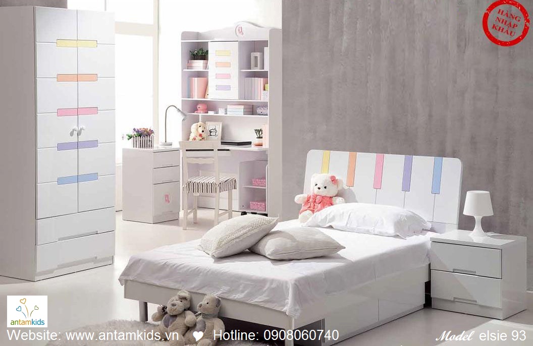 Phòng ngủ cho bé Elsie 93 đẹp thiên thần | PHONG TRE EM ANTAMKIDS