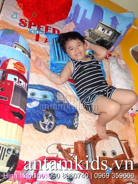 Bộ Mền drap McQueen của con trai mẹ Mai Sương_tp Hồ Chí Minh cực đáng yêu - AnTamKids.vn