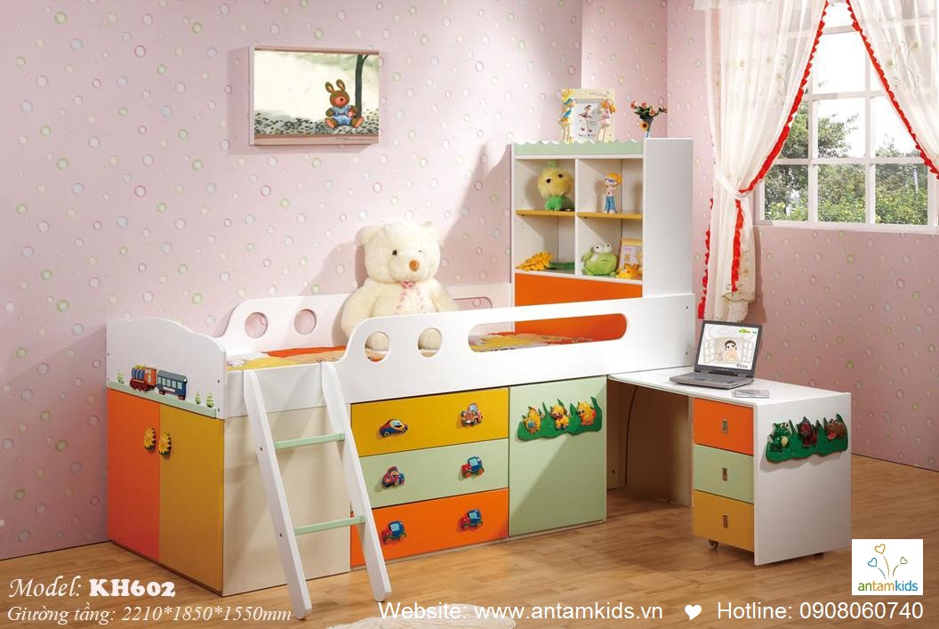 Giường tầng trẻ em KH602