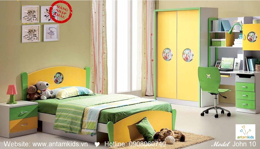 Phòng ngủ cho bé John 10 đẹp thiên thần | PHONG TRE EM ANTAMKIDS