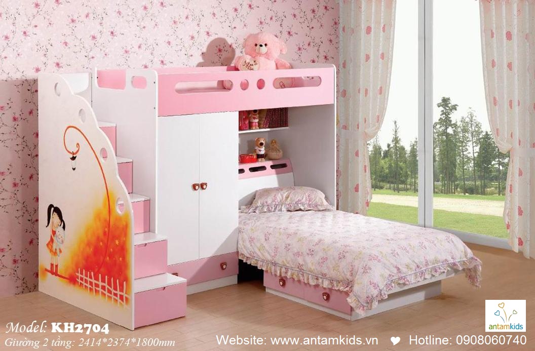 Giường tầng trẻ em KH2704