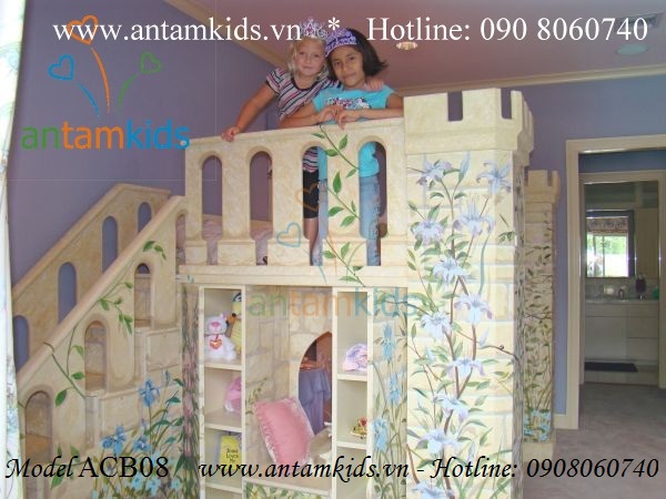  Giường lâu đài Ariana ACB08