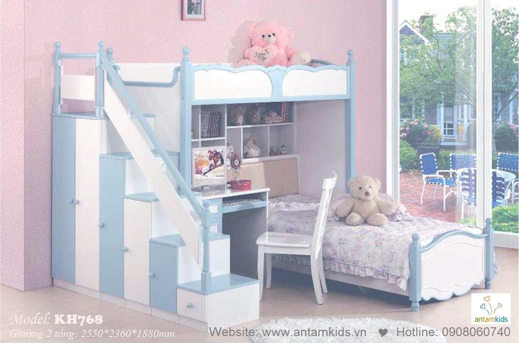 Giường tầng trẻ em KH768