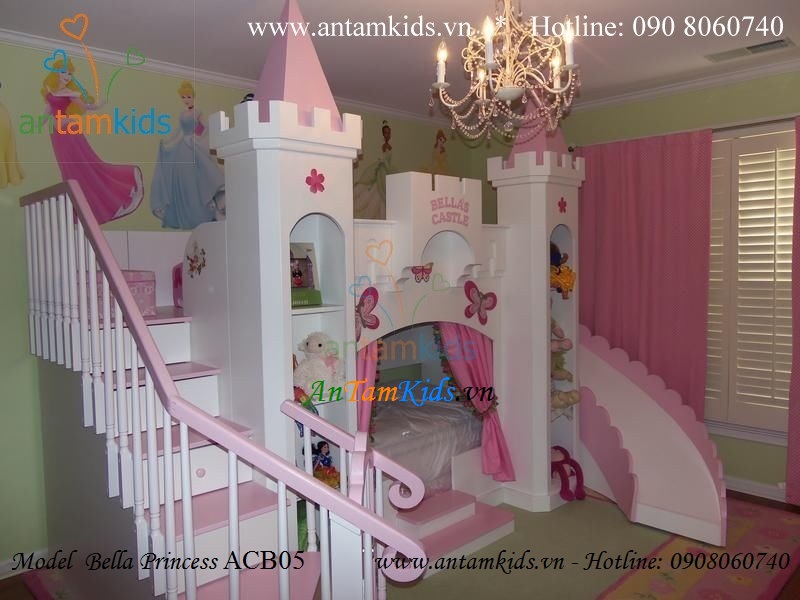 Giường lâu đài Bella Princess ACB05