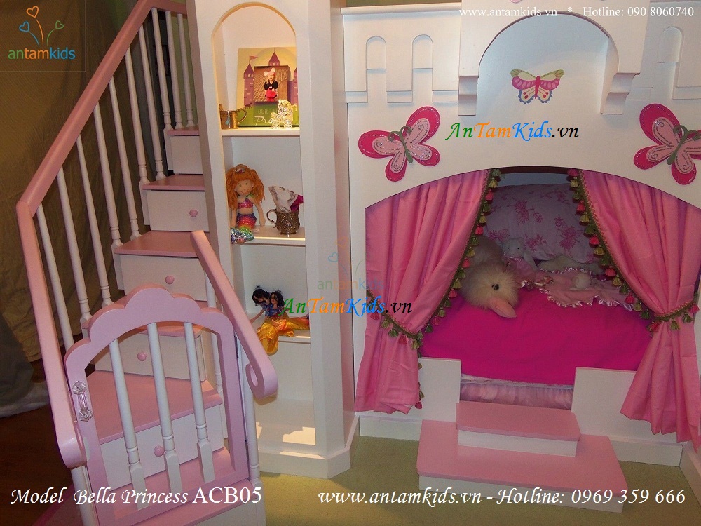 Giường lâu đài Bella Princess ACB05