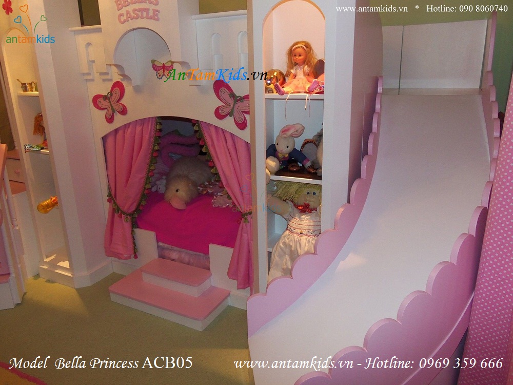 Giường lâu đài Bella Princess ACB05