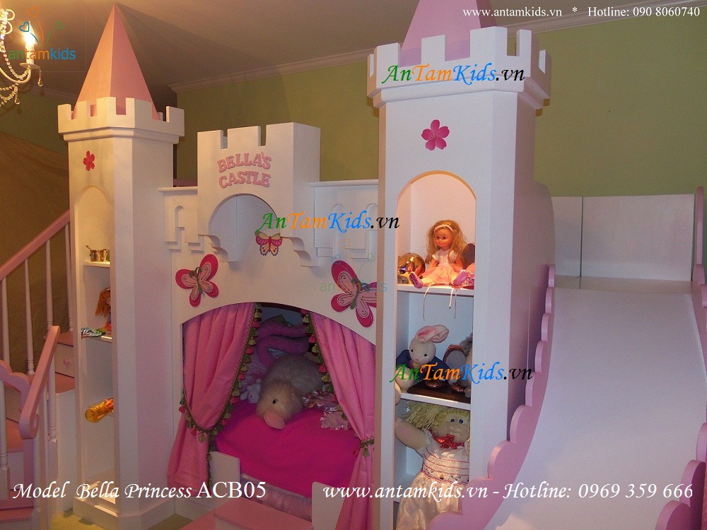 Giường lâu đài Bella Princess ACB05