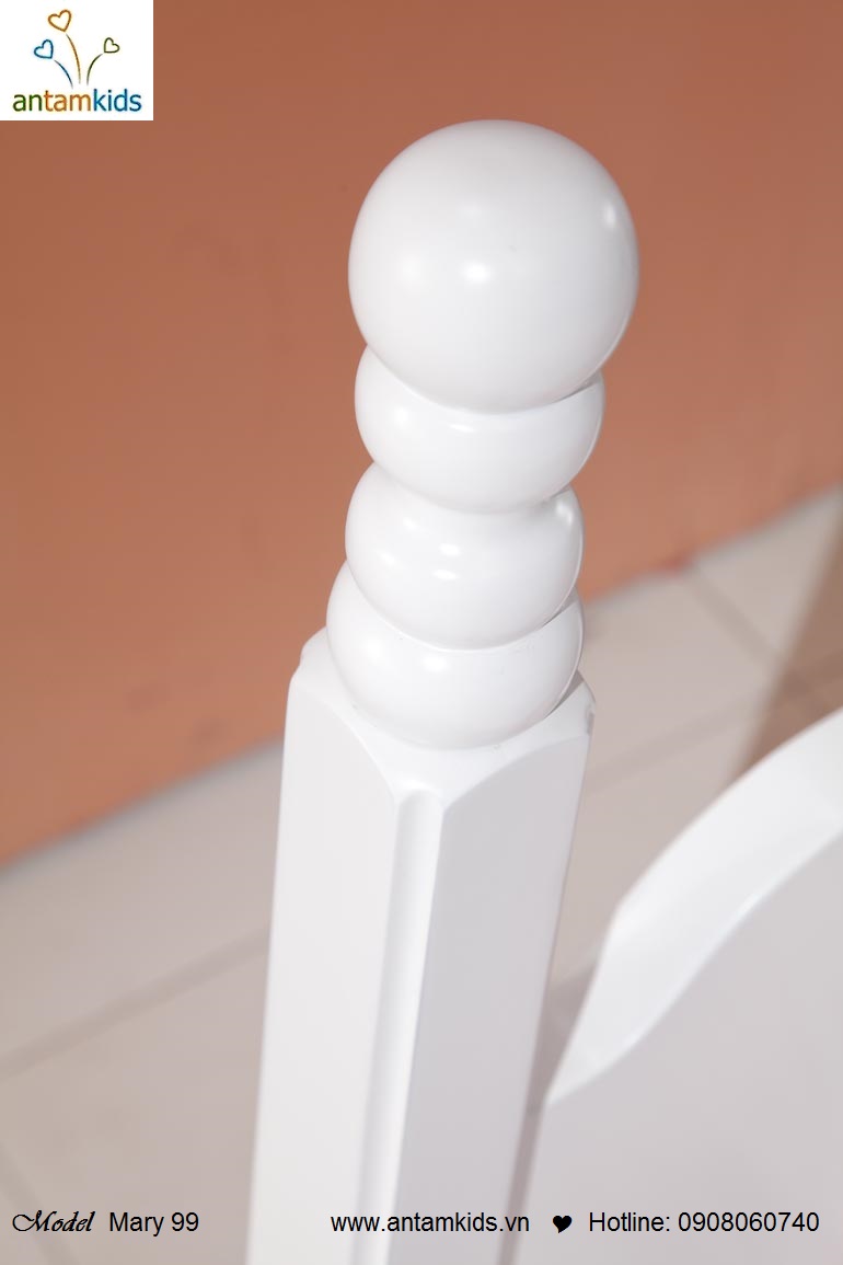 Phòng ngủ cho bé Mary 99, màu hồng cho bé gái - AnTamKids.vn