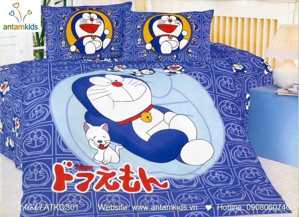 Chăn ga gối trẻ em ATKDS01 ĐẸP, GIÁ CỰC TỐT| Noi That Tre Em AnTamKids, chan ga goi hoat hinh