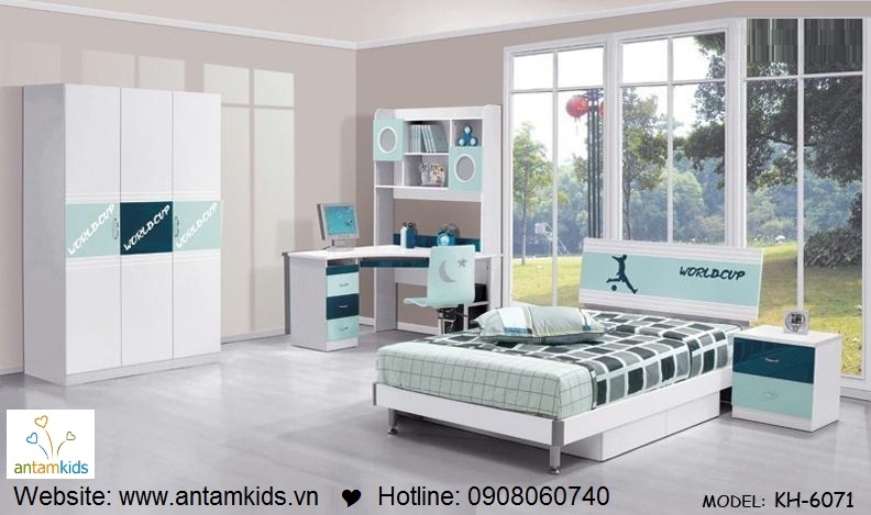 Phòng ngủ trẻ em KH-6071 đẹp thiên thần | PHONG TRE EM ANTAMKIDS