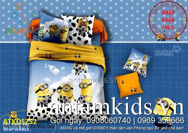 Chăn ga gối Minion vui nhộn cho bé trai bé gái, chăn ga gối hình minion ngộ nghĩnh, chăn ga gối đệm minion đẹp, ga giường minion dễ thương, chăn ga gối đệm hoạt hình minion, drap trải giường minion, gối ôm minion, chăn ga minion, chăn gối drap mền minion cao cấp nhập khẩu tuyệt đẹp