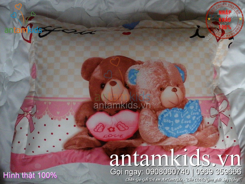 Chan ga goi gau Teddy Misa hong xanh de thuong antamkids