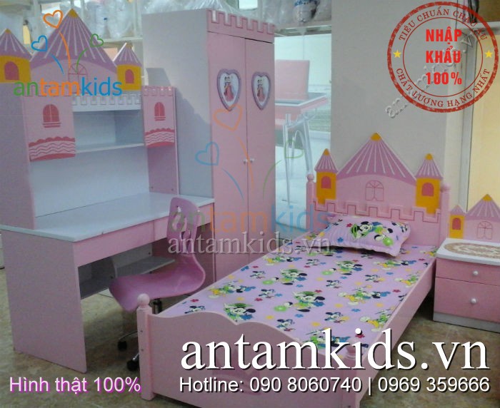 Phòng ngủ cho bé gái  antamkids