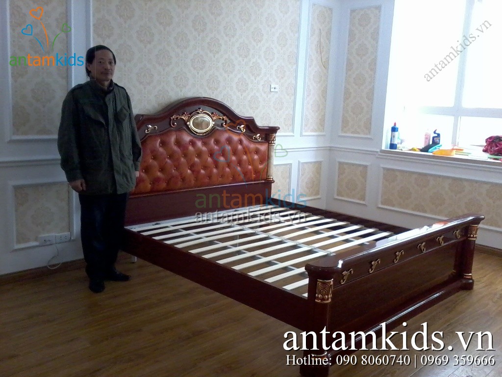 Nội thất Phòng ngủ cổ điển đẹp - Hình chụp thật AnTamKids.vn