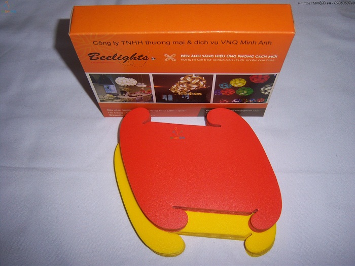 Hộp miềng Kit lắp đèn trang trí màu cam K01