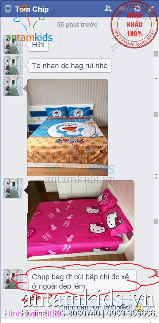 Bộ chăn ga gối in 3D Hello Kitty,drap trải giường hình Hello Kitty dễ thương cho em bé gái