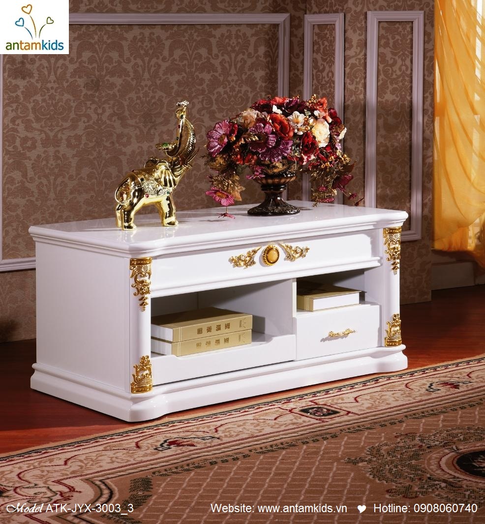 Kệ TV cổ điển châu Âu sang trọng