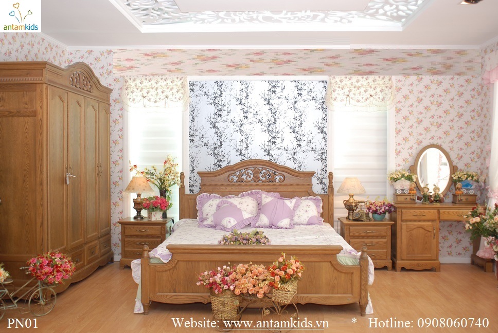 Phòng cưới PN01 đẹp & sang trọng | Noi That Phong Ngu AnTamKids