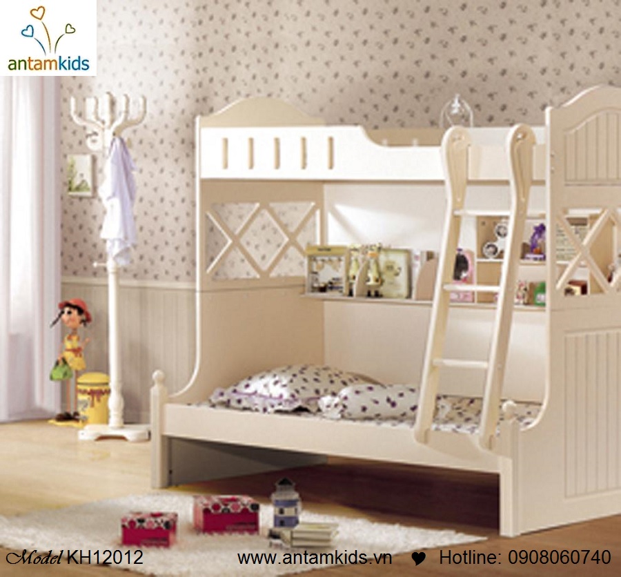 Giường 2 tầng KH12012 - GIÁ ưu đãi TỐT NHẤT thị trường | ANTAMKIDS.VN