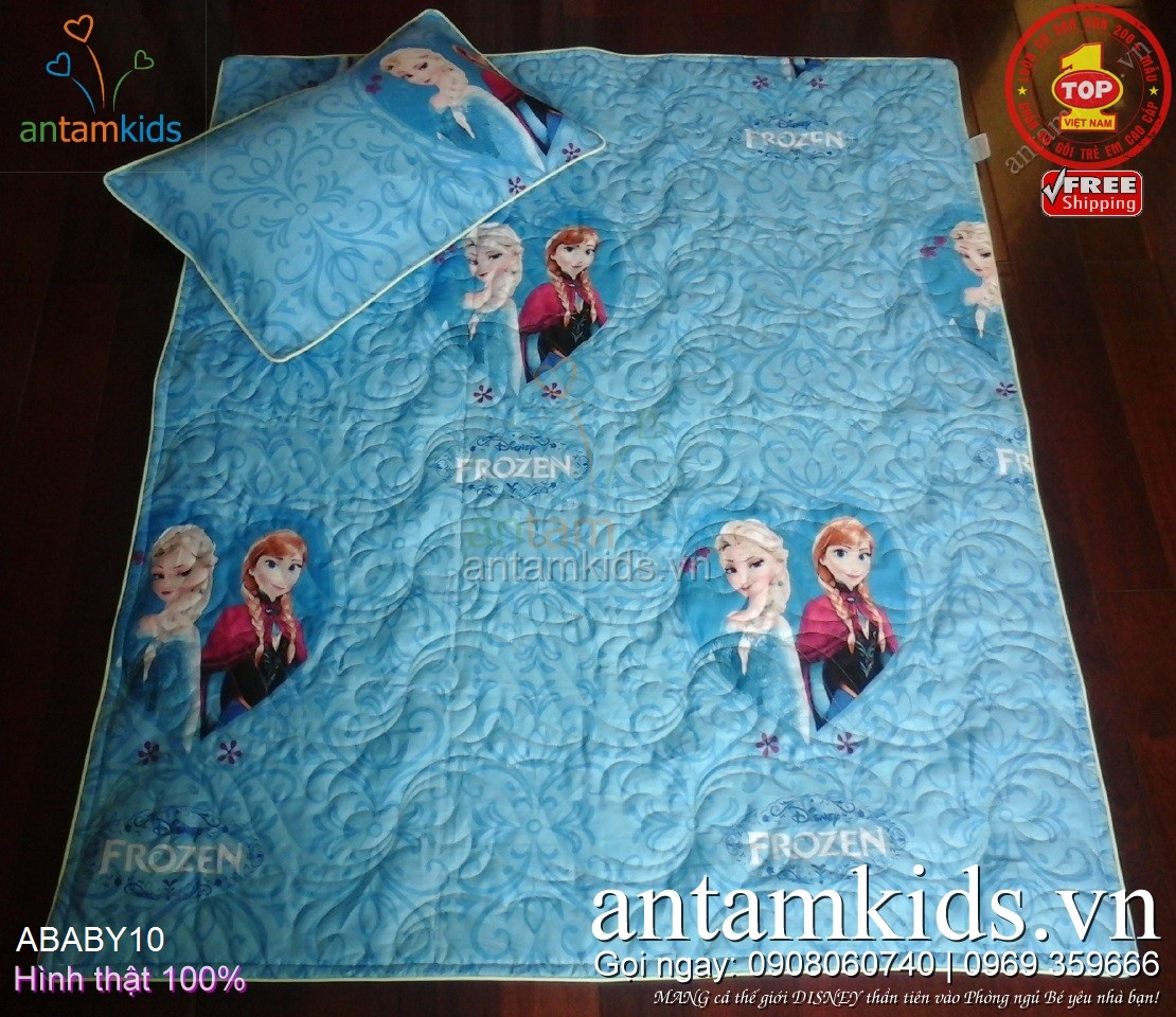 Chăn ga gối trẻ em công chúa cho bé gái AnTamKids.vn