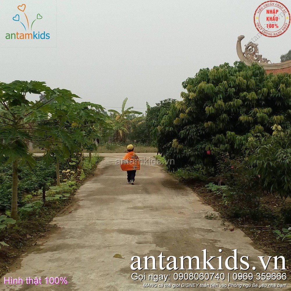 Drap men ga goi Sieu nhan cho be trai