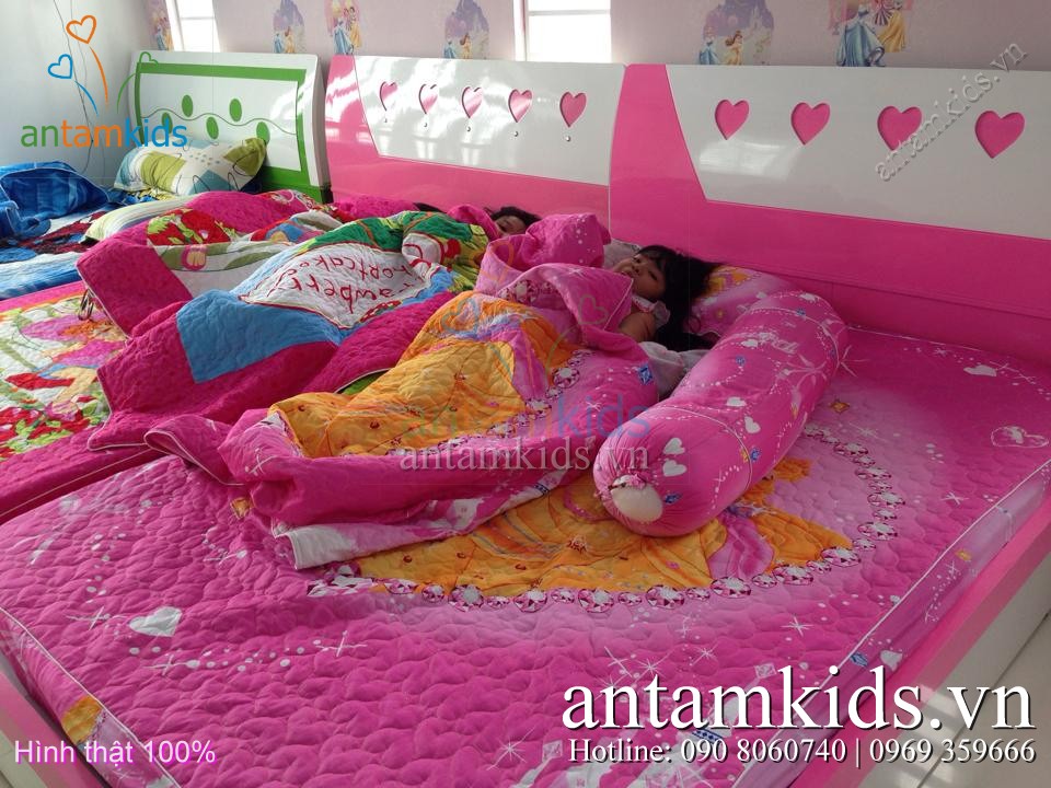 Chăn ga gối drap hoạt hình cho bé trai bé gái - AnTamKids.vn