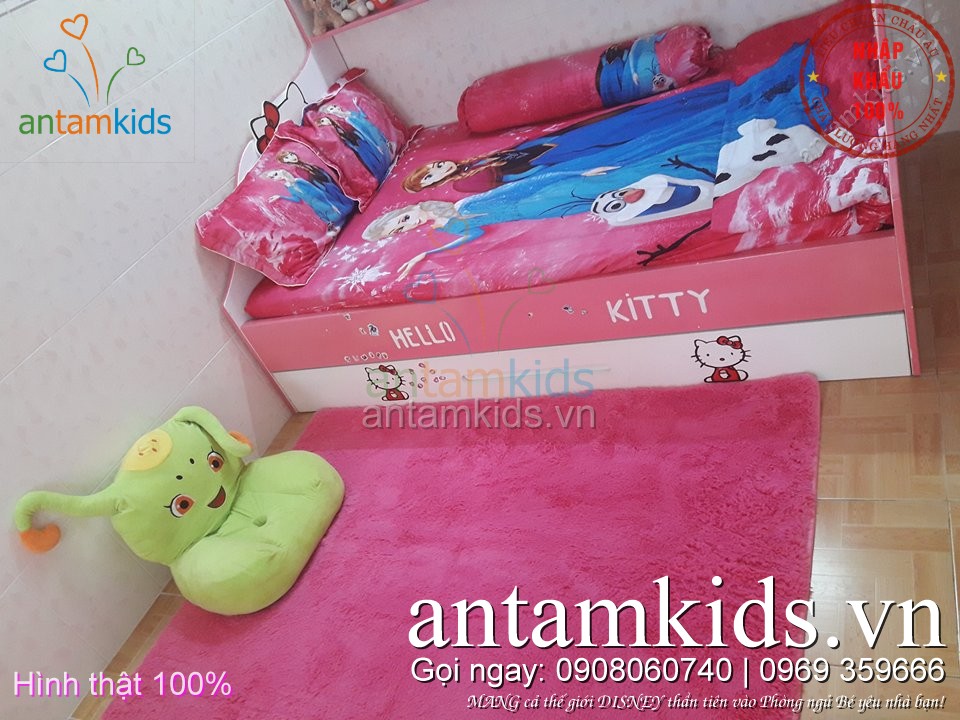 Bộ Chăn ga gối Nữ Hoàng Băng Giá Elsa Anna Frozen của mẹ Kiều Nhi_Tp Hồ Chí Minh