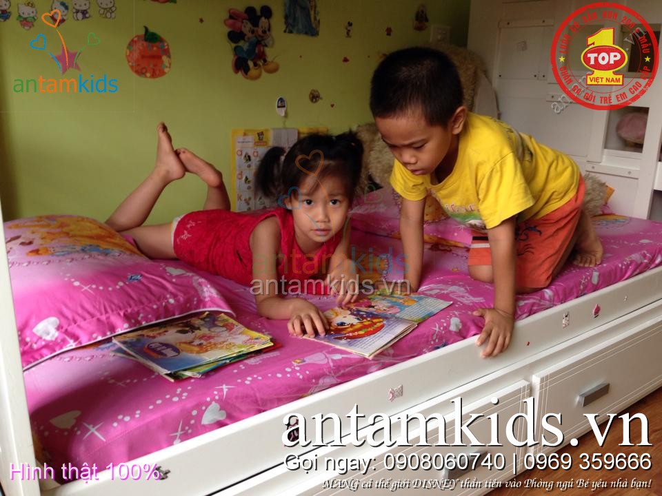 Chăn ga gối Công chúa, drap trải giường hình công chúa cho bé gái