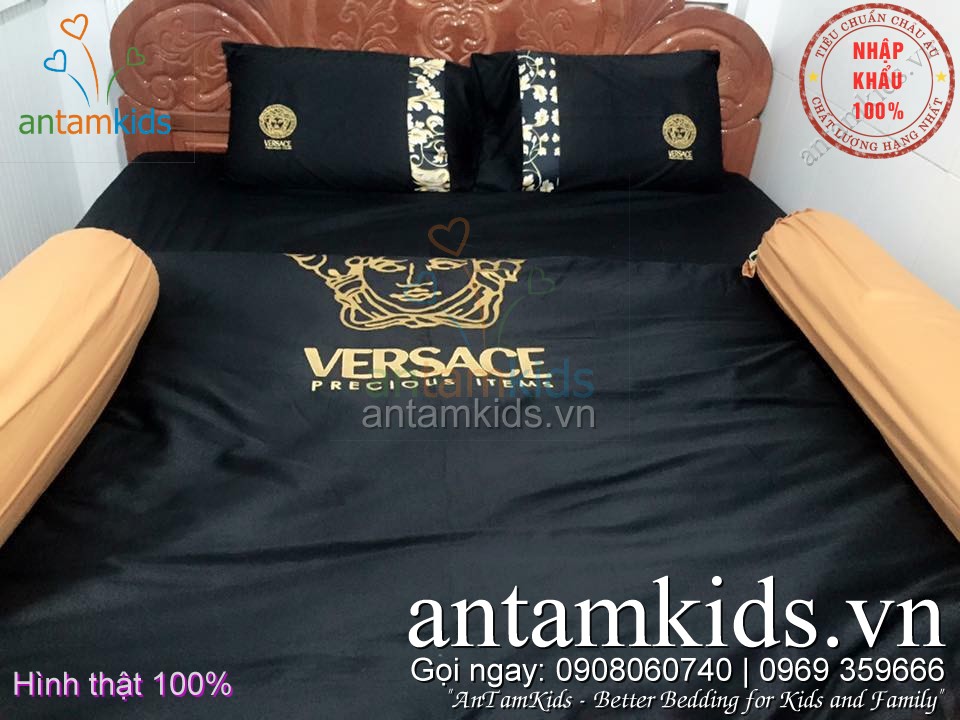 Chăn ga gối Versace hàng hiệu cao cấp sang trọng nhập khẩu nổi tiếng thế giới