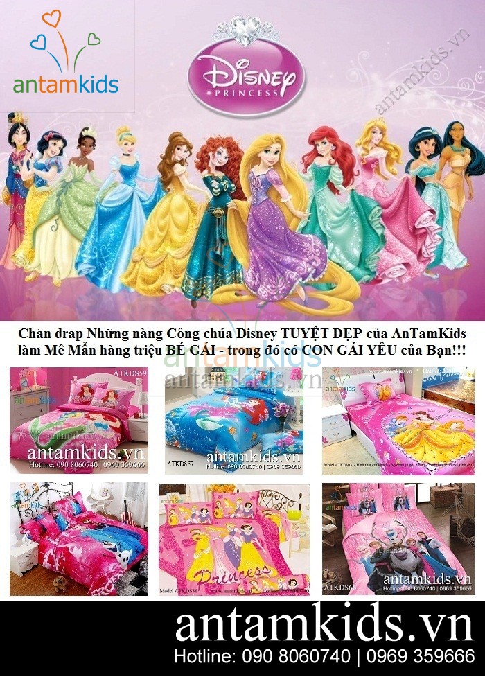 Chăn ga gối trẻ em antamkids.vn