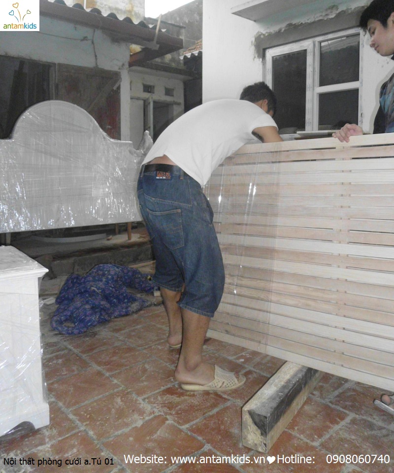 Nội thất phòng cưới a. Tú_Tuyên Quang trắng đẹp rạng ngời - Nội thất AnTamKids