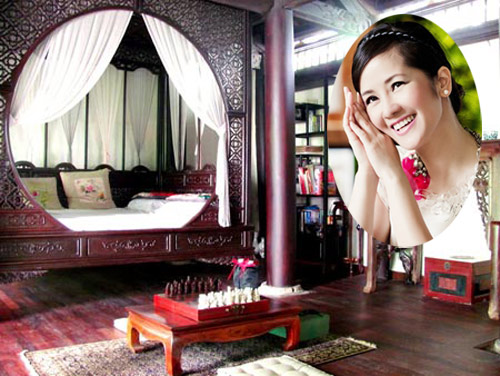 Nội thất phòng ngủ vừa tao nhã, vừa thanh lịch, đẹp kiêu sa của Diva Hồng Nhung - AnTamKids.vn