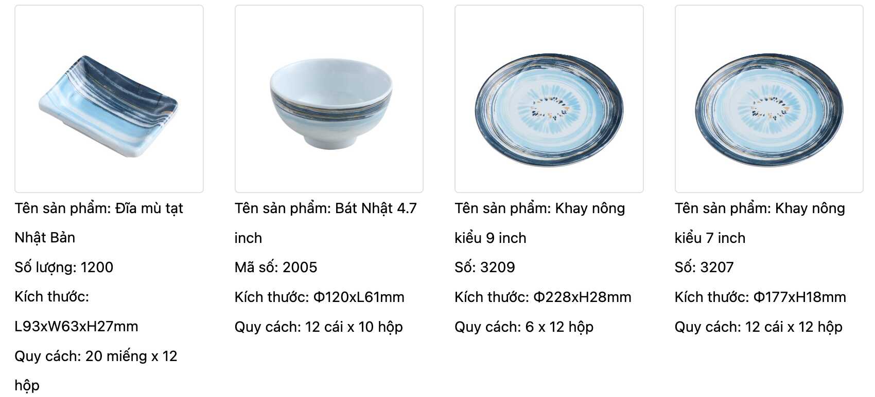 bát đĩa kiểu dáng đẹp