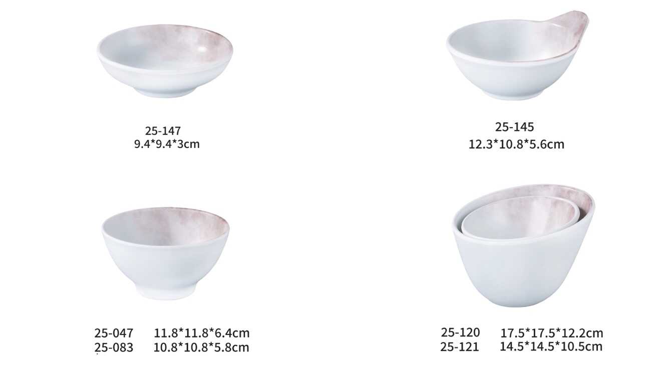 bát đĩa melamine phong cách nhật