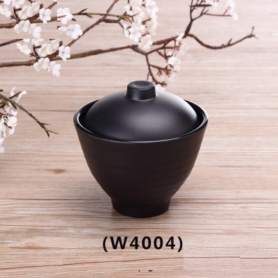 Bát úp có nắp nhựa đen