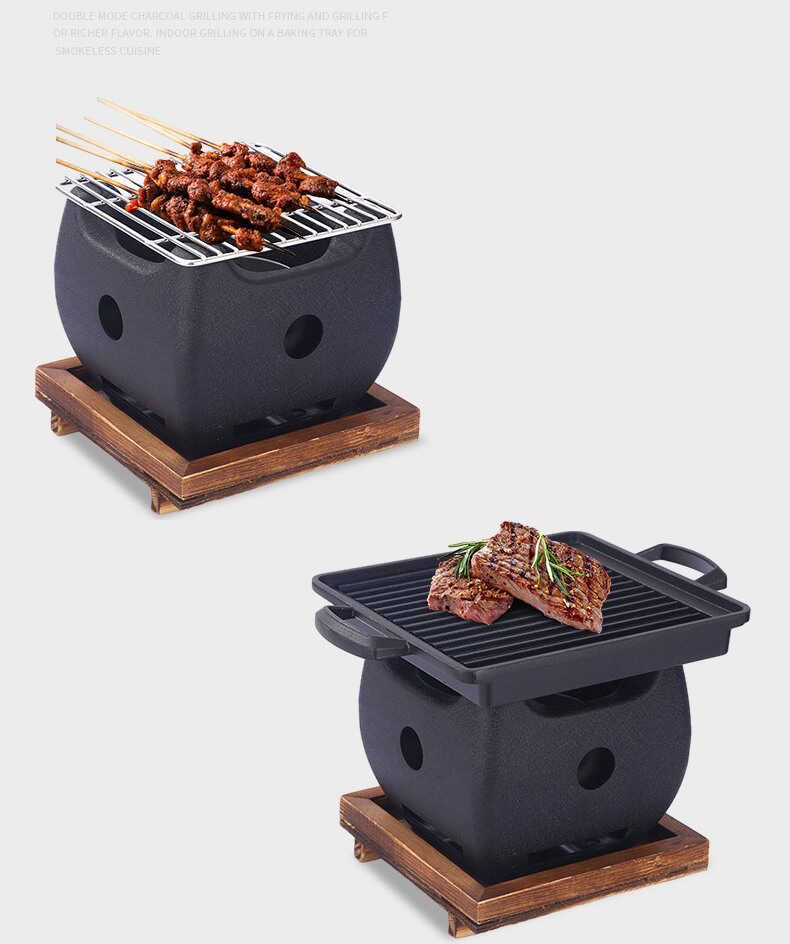 bếp lò nướng vuông