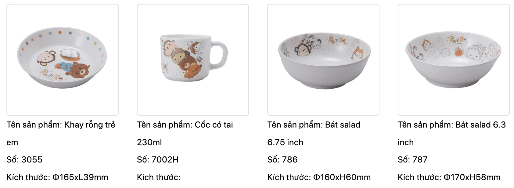 chén bát ly cốc nhựa