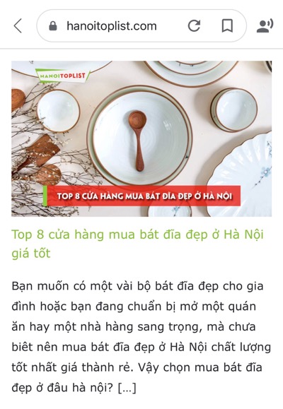 Cửa hàng bát đĩa đũa vạn lộc