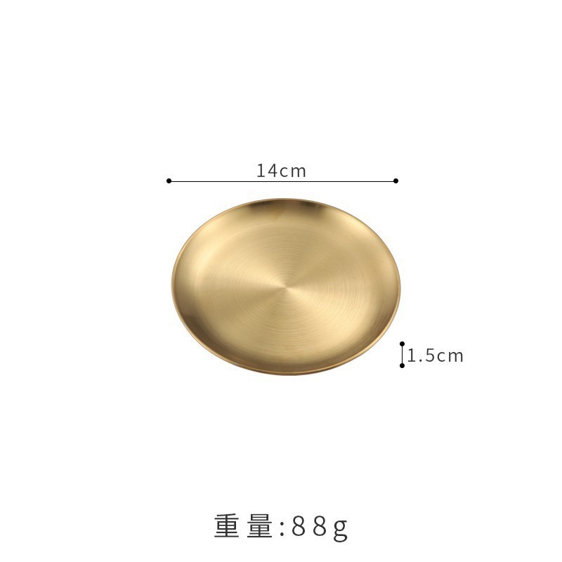 Đĩa inox nhà hàng hàn quốc cao cấp