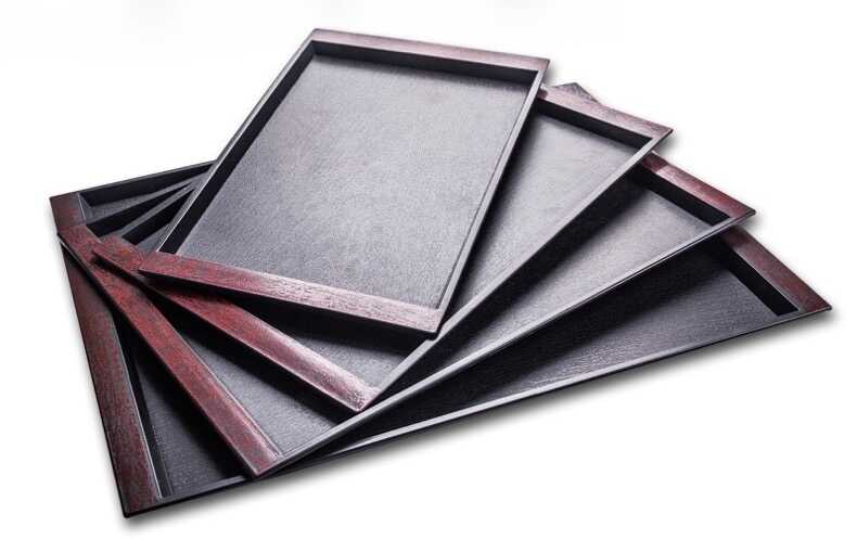 Khay chữ nhật chống trượt